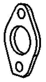 Прокладка циркуляционного насоса (GASKET) 49110