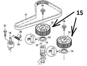 Шкив распредвала (Driven GEAR) 804142T