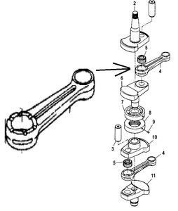 Шатун (CONN ROD ASSY) 813047T01