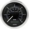 GPS-спидометр аналоговый 0-60 узлов черный  циферблат, нерж. ободок, выносная антенна д.85мм.