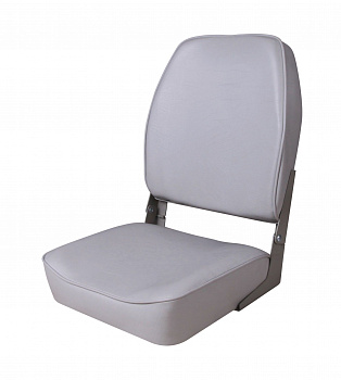 Кресло мягкое складное, высокая спинка серое 710266/75127G-MR
