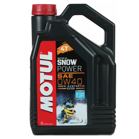 Масло MOTUL Snowpower 4T 0W40 4л