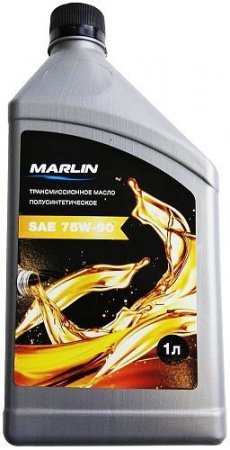 Масло трансмиссионное  Marlin SAE 75W-90  1 литр/полусин.