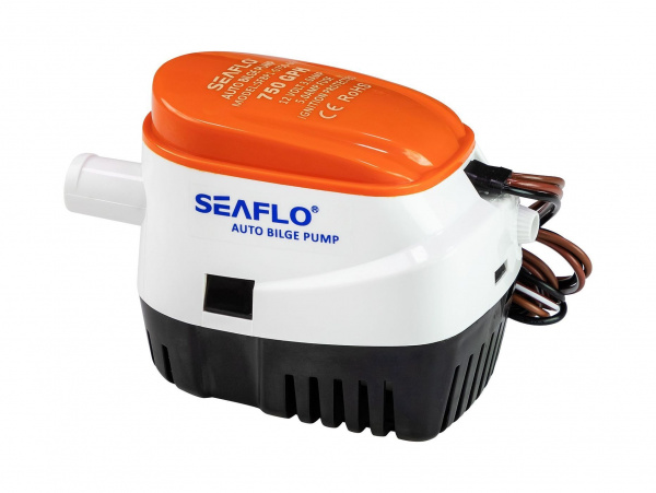 Помпа осушительная 12В. 750GPH SeaFlo SFBP1G75006, автоматическая