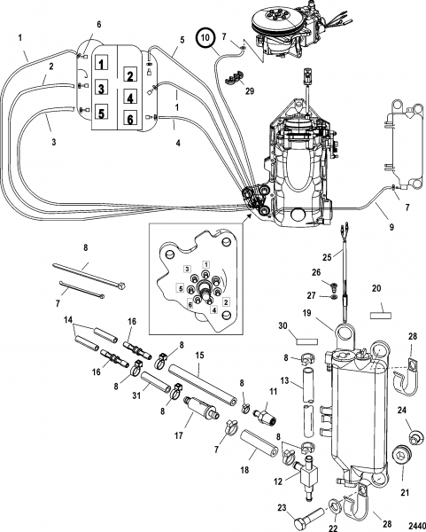 Шланг (HOSE-40 INCH) 8M0054213