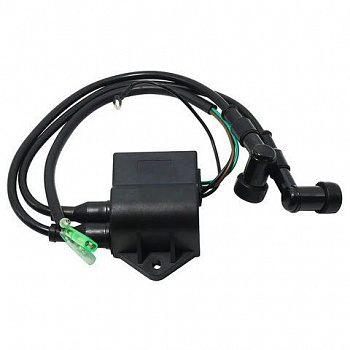 Катушка зажигания высоковольтная с бронепроводами Suzuki DF 25-30 33410-89J01/33410-96300