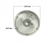 Основание D229 мм врезное для стоек Taper-Lock 3600002A