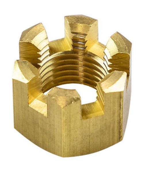 Гайка корончатая на гребной вал Suzuki DT9.9-15/DF8A-20A 0914112005000