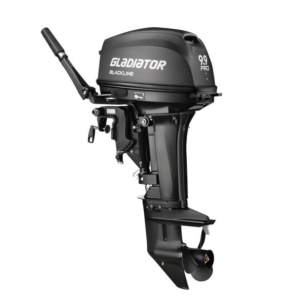 Лодочный мотор Gladiator G9.9PRO FHS BLACKLINE