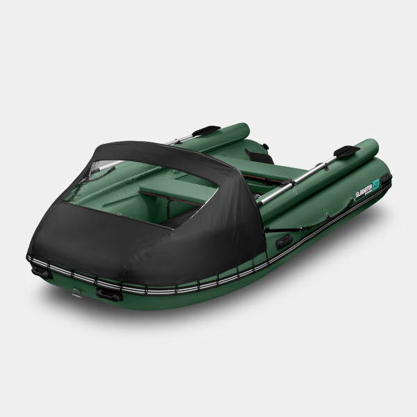 Надувная лодка GLADIATOR E420X  (Зеленая)