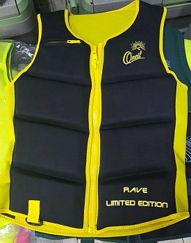 Жилет неопреновый ONEIL Rave Limited Edition (черно-жёлтый)