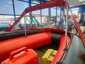 Дуги для носового  тента с окнами  Абакан 380/420