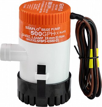 Помпа осушительная 12В. 500GPH SeaFlo SFBP1G50001