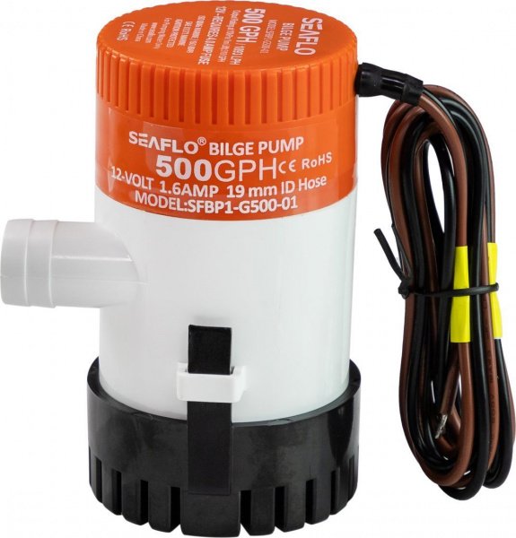 Помпа осушительная 12В. 500GPH SeaFlo SFBP1G50001