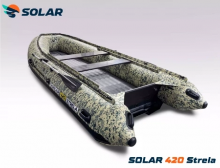Лодка Solar 420 Jet тоннель кмф стрела