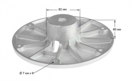 Основание D229 мм врезное для стоек Taper-Lock 3600002A